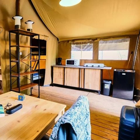 Safaritent 5 personen - Lodge Gezellig 3 Kamers 5 Personen Zonder Badkamer