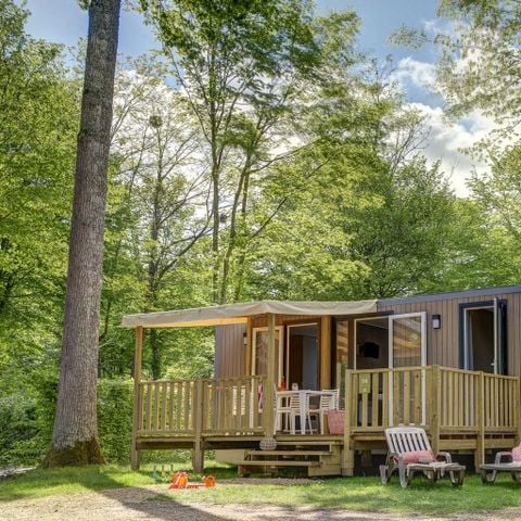 Stacaravan 4 personen - Huisje 4P 2 slaapkamers 2 badkamers airco