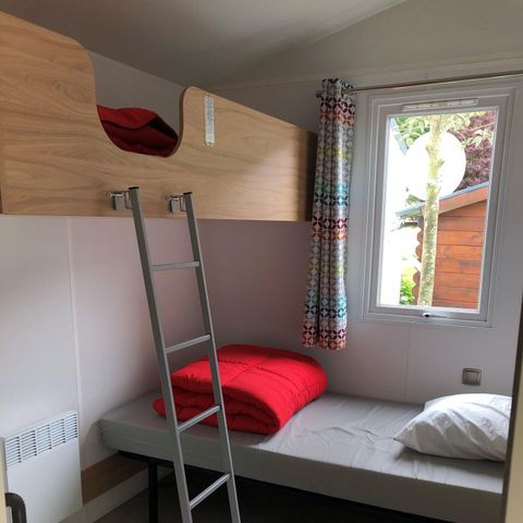 Stacaravan 4 personen - Comfort 27m² PMR 2 kamers inclusief terras + TV