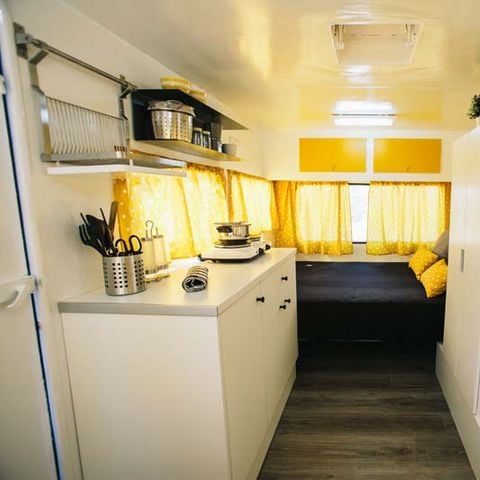 Caravan 2 personen - Mostaza, zonder sanitair