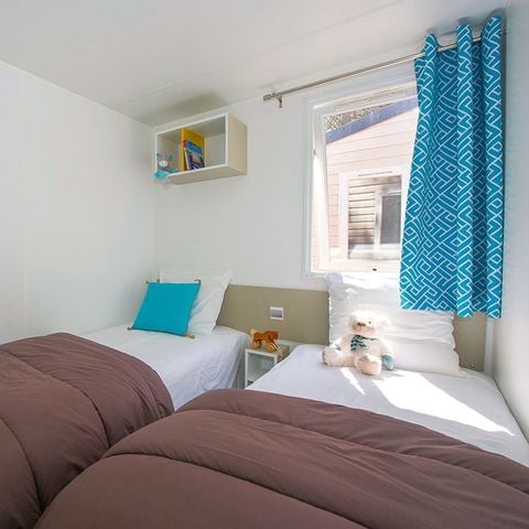 Stacaravan 6 personen - Mobile-home | Comfort | 3 Slaapkamers | 6 Pers. | Single terras | Air-con.