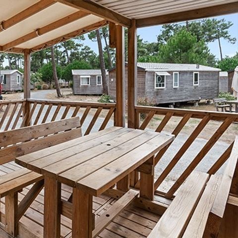 Stacaravan 6 personen - Mobile-home | Comfort | 3 Slaapkamers | 6 Pers. | Single terras | Air-con.