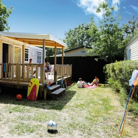 Stacaravan 6 personen - Vrije tijd 3 slaapkamers 30m²