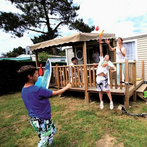 Stacaravan 6 personen - Vrije tijd 4 kamers 6 personen + TV