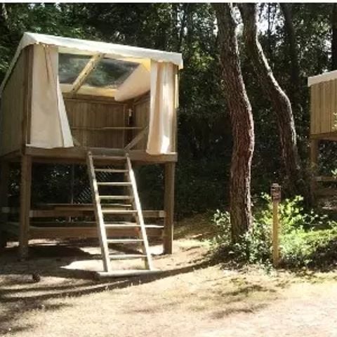 UNIEKE ACCOMMODATIE 2 personen - Ecolodge Campétoile 1 Kamer 2 Personen Zonder Sanitair