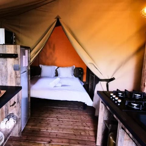 Safaritent 5 personen - 3-kamer Premium Lodge Tent 5 personen