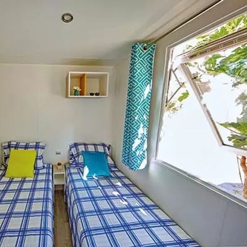 Stacaravan 6 personen - Mobile-home | Comfort | 3 Slaapkamers | 6 Pers. | Single terras | Air-con.