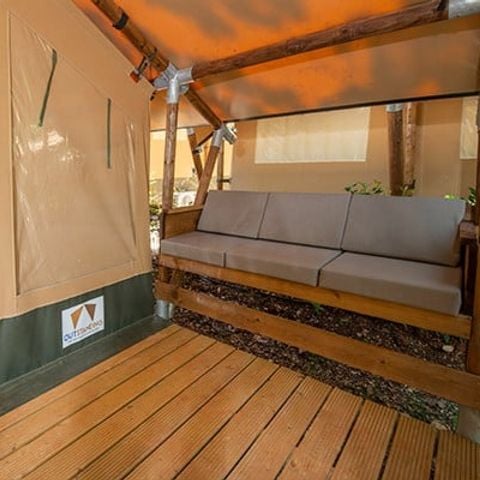 Safaritent 5 personen - Super Lodge Tent | 2 Slaapkamers | 4/5 Pers.