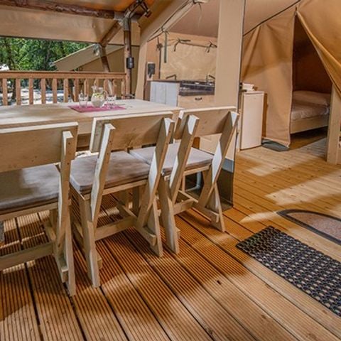 Safaritent 5 personen - Super Lodge | 2 Slaapkamers | 4/5 Pers.