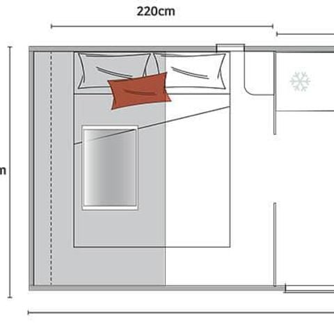 Bungalowtent 4 personen - Coco Sweet - Sanitair vrij