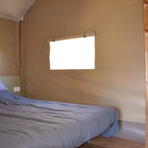 Safaritent 6 personen - NIEUW//Tent Woodlodge Confort Family 34m² (3bed - 6pers) - zonder sanitair