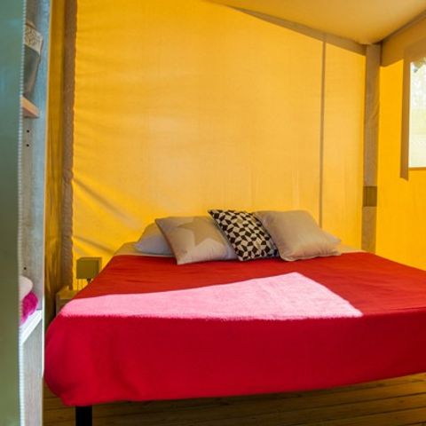 Safaritent 5 personen - Eco Lodge Tent | 2 Slaapkamers | 4/5 Pers | Geen badkamer