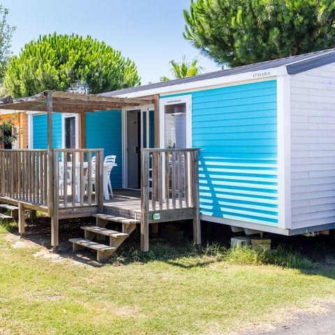 Stacaravan 6 personen - Mobile-home | Comfort XL | 3 slaapkamers | 6 pers. | Verhoogd terras | Airconditioning