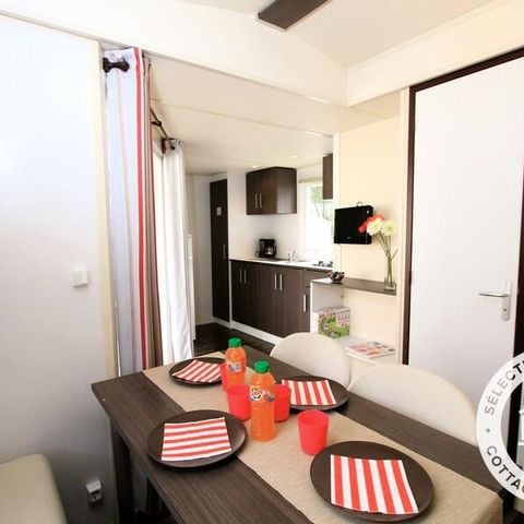 Stacaravan 6 personen - 3 kamers voor 6 personen + TV