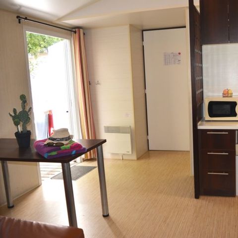 Stacaravan 6 personen - Evasion PMR 6 slaapplaatsen 2 slaapkamers 28m² (2)