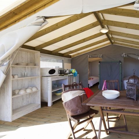 Bungalowtent 4 personen - ECOLODGE zonder sanitair