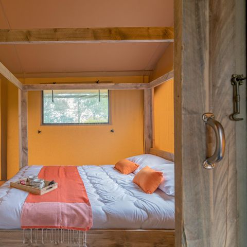 Safaritent 6 personen - Glamping Woody Lodge 3, Kamers zonder sanitair