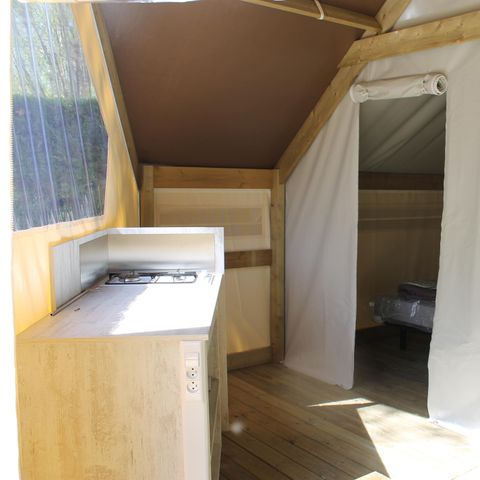 Safaritent 4 personen - Ecolodge comfort 21m² (zonder sanitair)