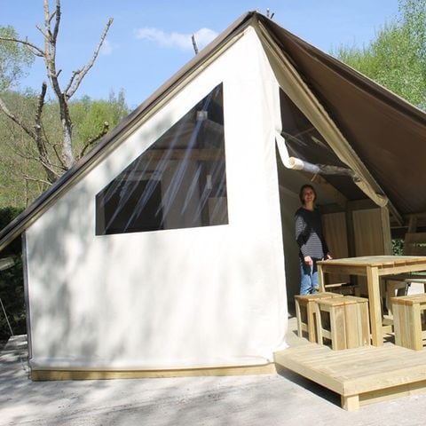 Safaritent 4 personen - Ecolodge comfort 21m² (zonder sanitair)