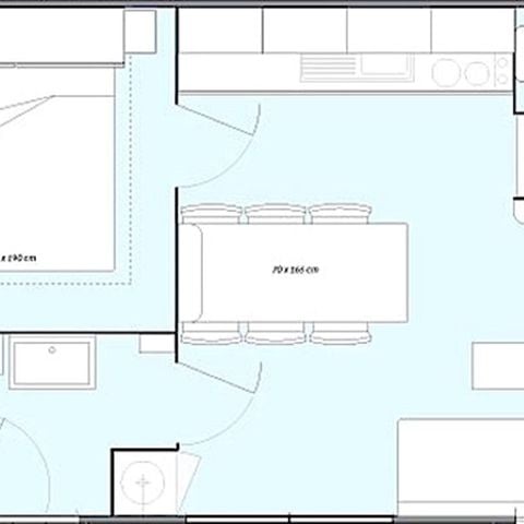 Stacaravan 6 personen - Premium 3bed 6p