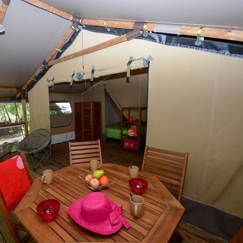 Safaritent 5 personen - SAFARI LODGE zonder sanitair