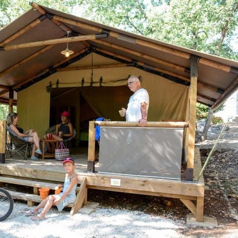 Safaritent 5 personen - SAFARI LODGE zonder sanitair