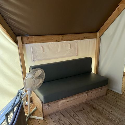 Safaritent 5 personen - Eco Lodge Tent 3 Kamers 5 Personen Zonder Sanitair