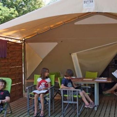 Safaritent 5 personen - Kleine lodge, geen sanitair