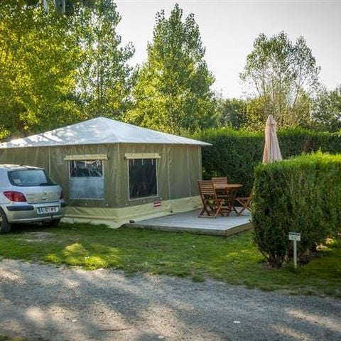 Bungalowtent 4 personen - Geen sanitaire voorzieningen bij aankomst zaterdag