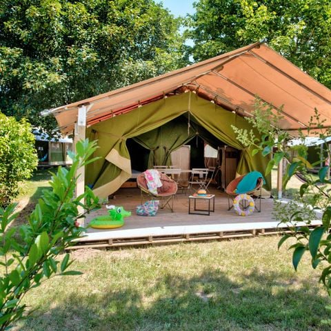 Bungalowtent 5 personen - FREEFLOWER ECO zonder sanitair