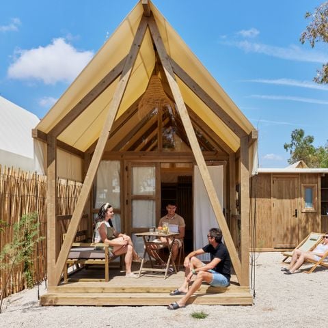 Safaritent 4 personen - Glamping Hut-Tent Senyoret