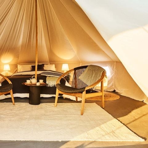 UNIEKE ACCOMMODATIE 3 personen - Glamping Bellentent Balsa