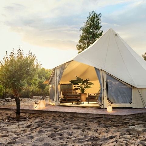 UNIEKE ACCOMMODATIE 3 personen - Glamping Bellentent Balsa