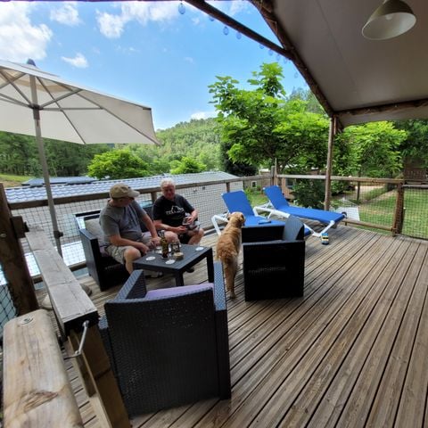 UNIEKE ACCOMMODATIE 5 personen - Insolite Premium - Cabane lodge Africa 2 slaapkamers - met sanitair