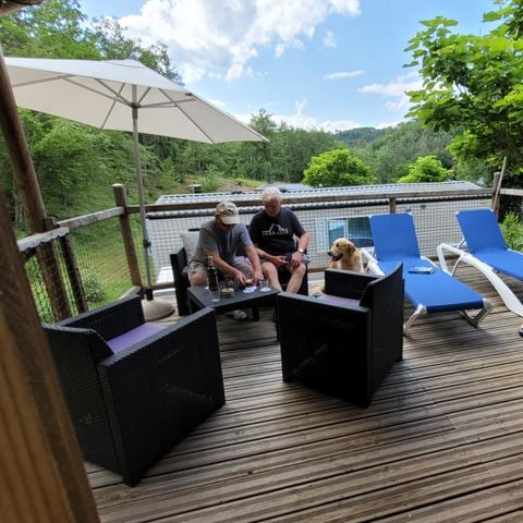 UNIEKE ACCOMMODATIE 5 personen - Insolite Premium - Cabane lodge Africa 2 slaapkamers - met sanitair