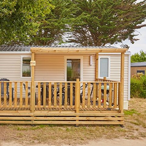 Stacaravan 4 personen - Mobile-home | Comfort XL | 2 slaapkamers | 4 pers. | Verhoogd terras | Airconditioning.