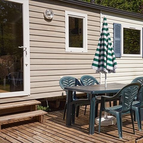 Stacaravan 4 personen - Classic XL | 2 slaapkamers | 4 pers. | Terras