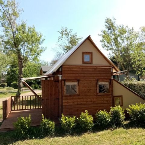 Safaritent 4 personen - LODGE Cocotier (zonder sanitair)