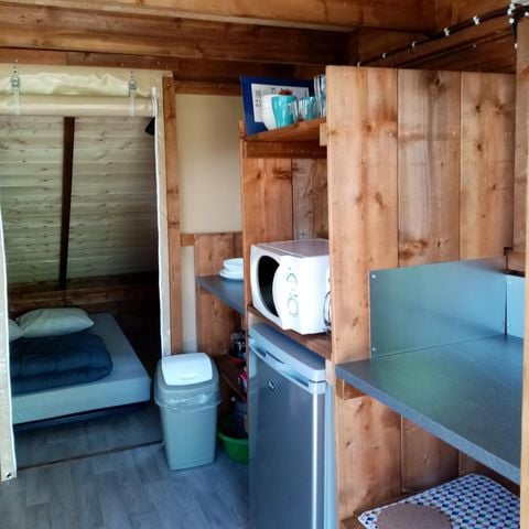 Safaritent 4 personen - LODGE Cocotier (zonder sanitair)