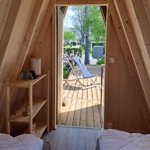 UNIEKE ACCOMMODATIE 4 personen - Tipi hut 12m², 2 slaapkamers 2023 zonder eigen badkamer