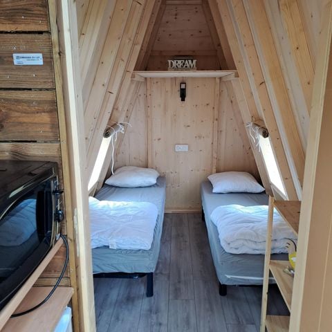 UNIEKE ACCOMMODATIE 4 personen - Tipi hut 12m², 2 slaapkamers 2023 zonder eigen badkamer