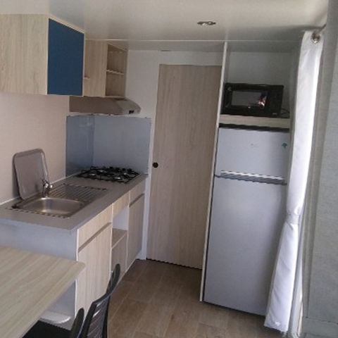 Stacaravan 4 personen - Mobile-home | Comfort | 2 Slaapkamers | 4 Pers. | Verhoogd terras | Airconditioning.