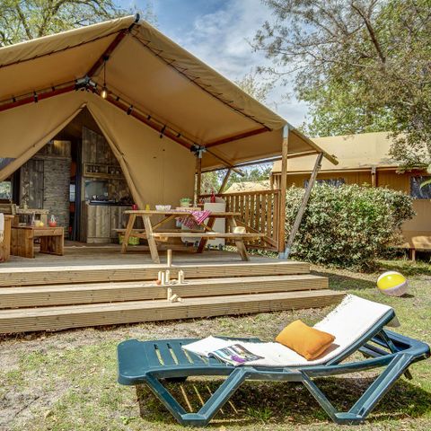 Safaritent 4 personen - LODGE 4p 2bed ****