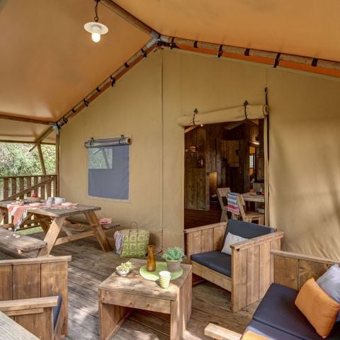 Safaritent 7 personen - LODGE SAFARI 7p 3ch ****