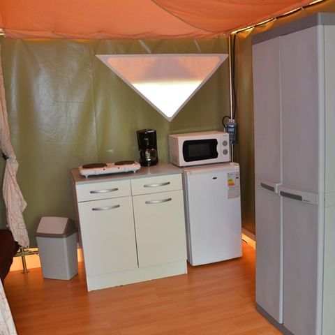 Bungalowtent 4 personen - Eco 16m² (2 kamers) 4 pers