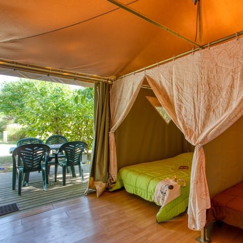 Bungalowtent 4 personen - Eco 16m² (2 kamers) 4 pers