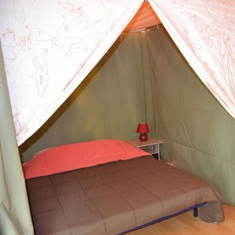 Bungalowtent 4 personen - Eco 16m² (2 kamers) 4 pers