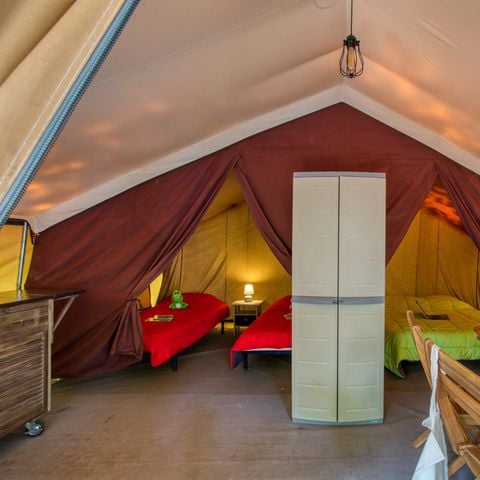 Safaritent 4 personen - Safari Confort 25m² (2 kamers) 4 pers