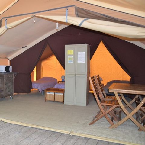 Safaritent 4 personen - Safari Confort 25m² (2 kamers) 4 pers