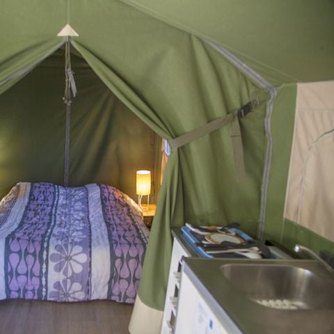 Tent 5 personen - Comfort 37 m² 2 slaapkamers (zonder badkamer)